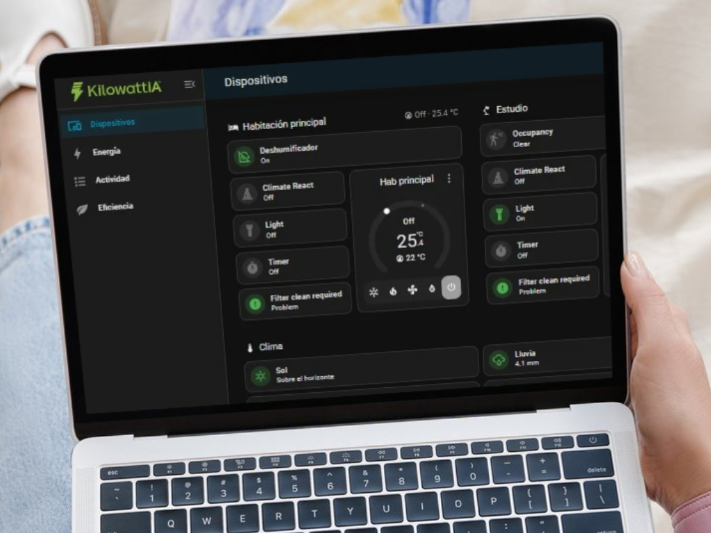 Real operation of Kilowattia Platform